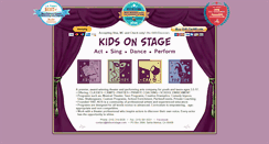 Desktop Screenshot of kidsonstage.com